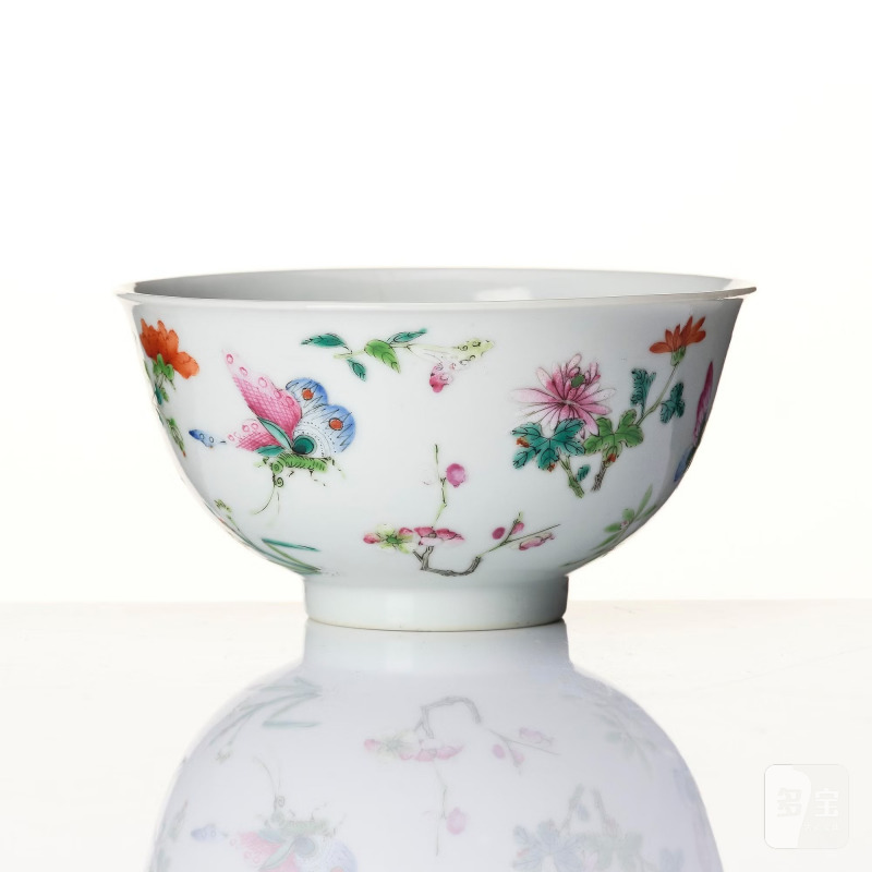 A famille rose 'butterfly' bowl, - 图4